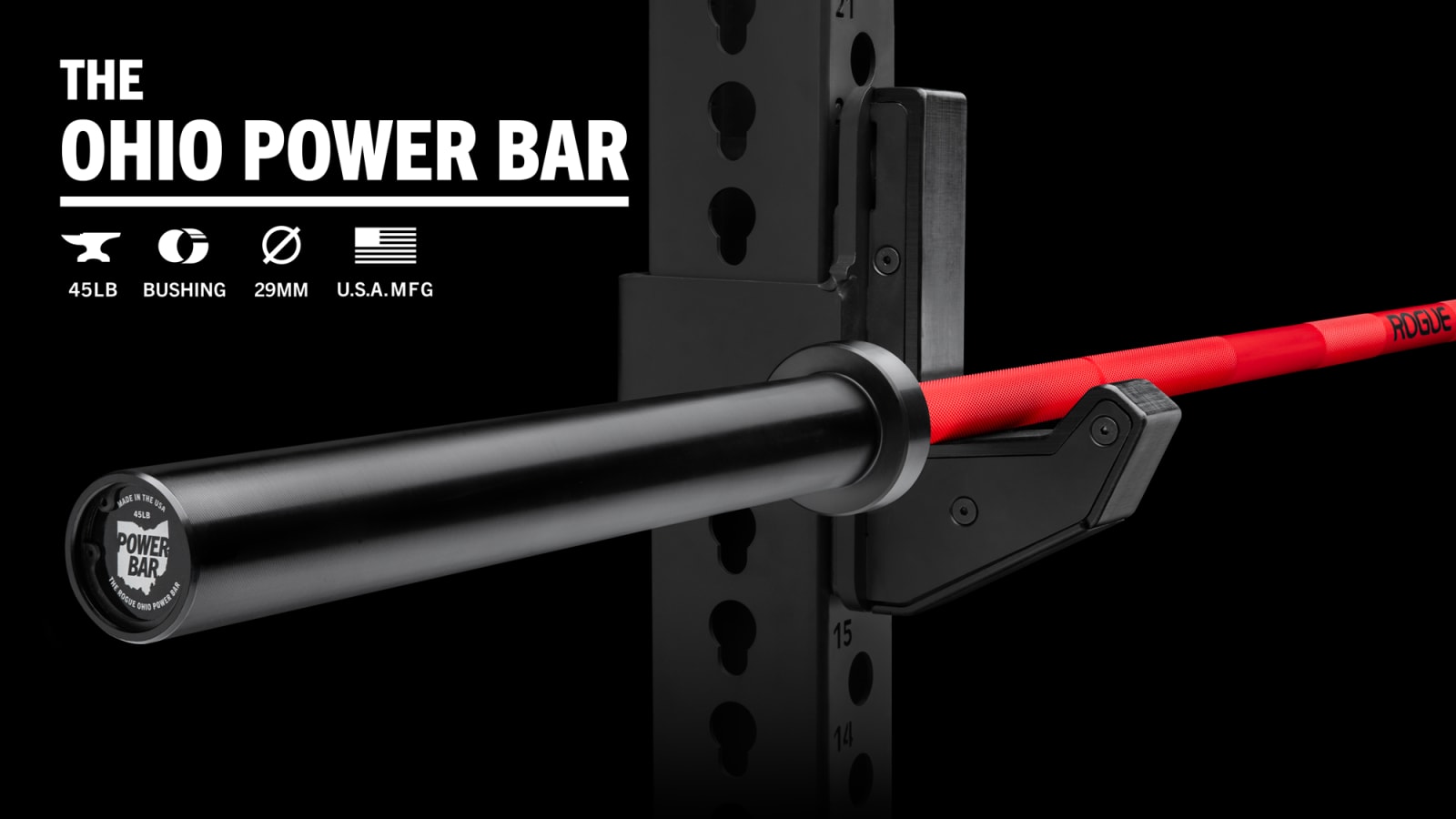 Rogue 45LB Ohio Power Bar Cerakote Rogue Fitness Canada